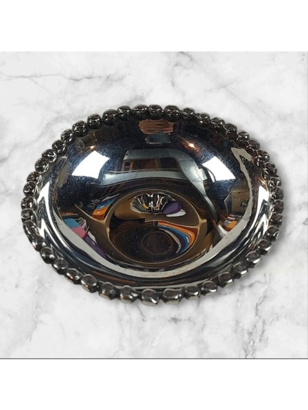 Michael Aram Metal Candlewicking 3.5" Trinket Dish